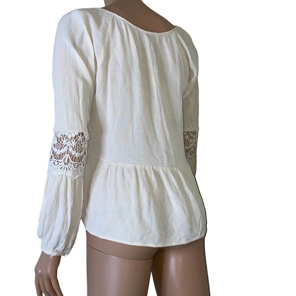 Forever 21 top boho flowy Cottage Core, Lagen Look, BoHo, Prairie Style SZ SM - Picture 4 of 8